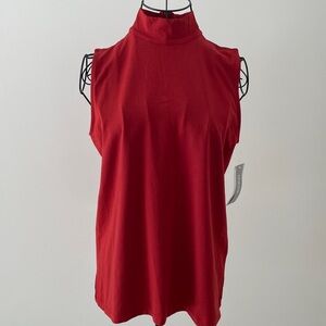 New Chico's Sleeveless Turtleneck Tank Top with Zipper in the Back size M NWT